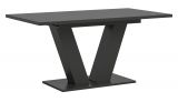 Esstisch Home-X in grau Tisch ausziehbar 150 - 190 cm