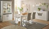 Kommode Fiastra in wei� Pinie Landhaus Highboard 105 x 146 cm, Soft-Close-Funktion