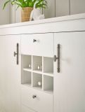 Sideboard Fiastra in wei� Pinie Landhaus hohe Kommode 166 x 100 cm, Soft-Close-Funktion