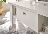 Couchtisch Fiastra in wei� Pinie Landhaus Beistelltisch 107 x 67 cm, Soft-Close-Funktion