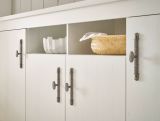 Wohn- und Esszimmer Set 3-teilig Fiastra in wei� Pinie Landhaus, Soft-Close-Funktion