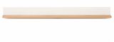 Wandboard Lavell in wei� matt und Evoke Eiche Wandregal 180 cm