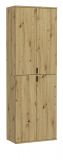 Garderobenschrank Line-Up in Artisan Eiche Schuhschrank 61 x 193 cm
