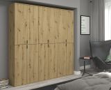 Garderobe und Kleiderschrank Line-Up in Artisan Eiche Mehrzweckschrank 183 x 193 cm