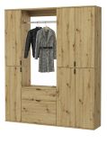 Garderobe Set Line-Up in Artisan Eiche Garderobenschrank 152 x 193 cm