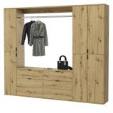 Garderobe Set Line-Up in Artisan Eiche Garderobenschrank 212 x 193 cm