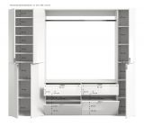 Garderobe Set Line-Up in Artisan Eiche Garderobenschrank 212 x 193 cm
