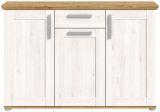 Sideboard Mirano in wei� L�rche und Eiche Artisan Landhaus Kommode 137 cm