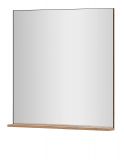 Garderobenspiegel Center in Wotan Eiche Wandspiegel mit Ablage 75 x 80 cm