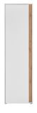 Schuhschrank Center in wei� und Wotan Eiche Flurschrank 50 x 200 cm