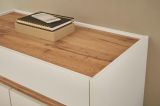 Garderobe Set 5-teilig Center in wei� und Wotan Eiche Garderobenkombination 190 x 200 cm