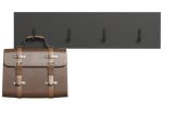 Garderobenleiste Avila in grau Wandgarderobe 80 x 20 cm