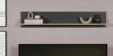 Wandboard Avila in grau und Evoke Eiche Wandregal 150 x 25 cm