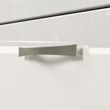 Badm�bel Set Haven in wei� Hochglanz Lack Badkombination h�ngend MIT Waschbecken 150 x 190 cm