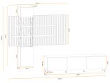 Wohnwand Laelia in Sand matt und Artisan Eiche 280 cm Schrankwand inklusive LED Beleuchtung, Push-to-Open