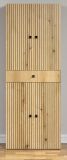 Badezimmer Hochschrank Feliz in Evoke Eiche und grau Badschrank 70 x 186 cm