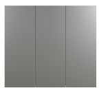 Badezimmer Spiegelschrank Feliz in grau Badschrank 3-t�rig 90 cm