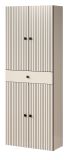 Badezimmer Hochschrank Feliz in Kashmere Grau Badschrank 70 x 186 cm