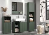 Badezimmer Spiegel Feliz in gr�n Badspiegel mit Ablage 80 cm
