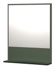 Badezimmer Spiegel Feliz in gr�n Badspiegel mit Ablage 60 cm