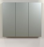 Badezimmer Spiegelschrank Feliz in gr�n Badschrank 3-t�rig 90 cm