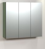 Badezimmer Spiegelschrank Feliz in gr�n Badschrank 3-t�rig 90 cm