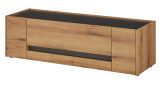 TV-Lowboard Center in Evoke Eiche und grau TV-Unterteil 140 cm