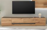 TV-Lowboard Center in Evoke Eiche und grau TV Unterteil 223 cm TV-Board XL