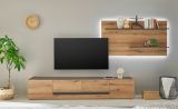 TV-Lowboard Center in Evoke Eiche und grau TV Unterteil 223 cm TV-Board XL