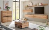 TV-Lowboard Center in Evoke Eiche und grau TV-Unterteil h�ngend 150 cm H�ngeschrank