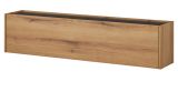 TV-Lowboard Center in Evoke Eiche und grau TV-Unterteil h�ngend 150 cm H�ngeschrank