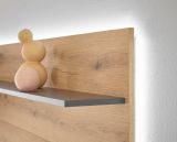Wohnwand Center in Evoke Eiche und grau Wohnkombination Set 3-teilig 300 cm