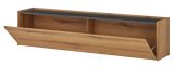 Wohnwand Center in Evoke Eiche und grau Set 4-teilig mit XXL-TV-Schrank 400 cm