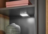 Schrank Set 3-teilig Center in Evoke Eiche und grau Wohnkombination 3 x Vitrine 190 x 155 cm