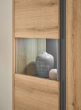 Wohnwand Center in Evoke Eiche und grau Wohnkombination Set 5-teilig 350 cm