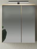 Badezimmer Spiegelschrank Torsby in Evoke Eiche Badschrank 2-t�rig 60 x 70 cm
