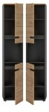 Badm�bel Set 3-teilig Cooper in Artisan Eiche und grau Badkombination 116 x 193 cm, Soft-Close