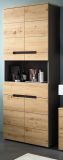 Badm�bel Set 3-teilig Cooper in Artisan Eiche und grau Badkombination 154 x 193 cm, Soft-Close