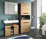 Badm�bel Set 3-teilig Cooper in Artisan Eiche und grau Badkombination 171 x 193 cm, Soft-Close