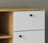 Badezimmer Kommode Torsby in wei� und Evoke Eiche Badkommode 51 x 90 cm