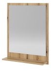 Badezimmer Spiegel Torsby in Evoke Eiche Badspiegel mit Ablage 60 x 75 cm