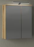 Badezimmer Spiegelschrank Torsby in Evoke Eiche Badschrank 2-t�rig 60 x 70 cm