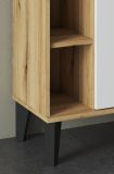 Badm�bel Set 5-teilig Torsby in wei� und Evoke Eiche Badkombination 182 x 190 cm
