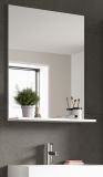 Badezimmer Spiegel Shawn in wei� Badspiegel mit Ablage 60 x 79 cm