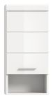 Badezimmer H�ngeschrank Shawn in wei� Hochglanz Badschrank h�ngend 37 x 79 cm