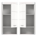 Badezimmer H�ngeschrank Shawn in wei� Hochglanz Badschrank h�ngend 37 x 79 cm