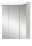 Badezimmer Spiegelschrank Shawn in wei� Hochglanz Badschrank 3-t�rig 60 x 79 cm