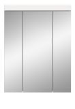 Badezimmer Spiegelschrank Shawn in wei� Hochglanz Badschrank 3-t�rig 60 x 79 cm