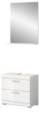 Badm�bel Set 2-teilig Shawn in wei� Hochglanz Badkombination 60 x 191 cm