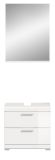 Badm�bel Set 2-teilig Shawn in wei� Hochglanz Badkombination 60 x 191 cm